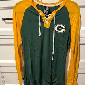 NFL Green Bay Packers Green and Yellow Shirt